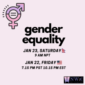 NWiC Educate (Session 2):Gender Equality